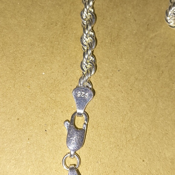 925 Stamped 30" Rope Chain - Picture 2 of 8